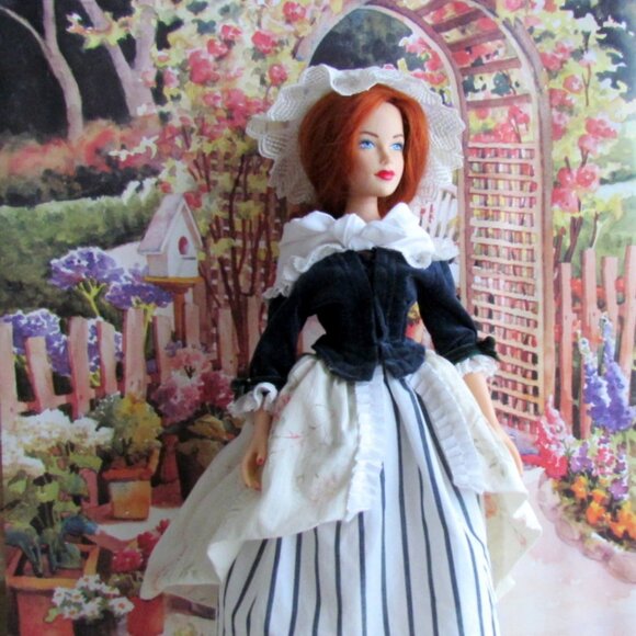 16" DOLL MAID, WENCH COSTUME for TONNER DOLLS, BRENDA STARR, 18th CENTURY OUTFIT - Picture 2 of 10